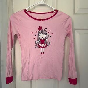 Gymboree Pink and Red Long Sleeve Tees